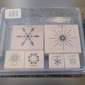 STAMPIN UP RETIRED Snow Burst